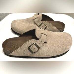 Suede Slip-On Clog
